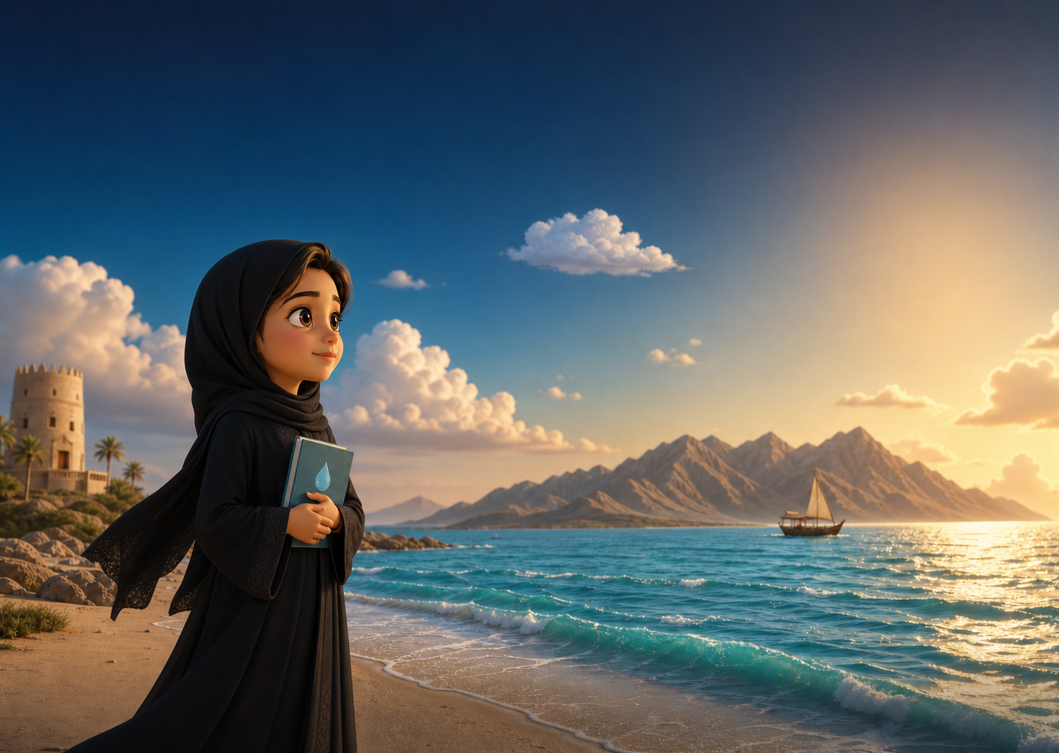 ساحل وجبال ومهمة دورة الماء